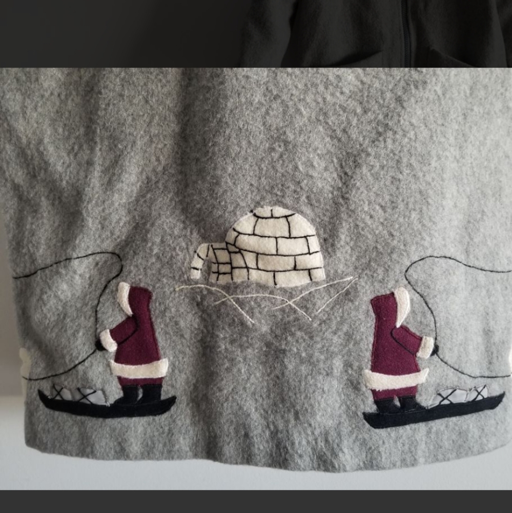 Vintage Inuit Embroidered Wool Parka - Picture 4 of 9